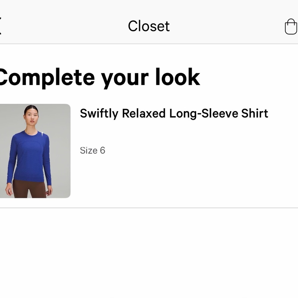 Lululemon Swiftly Relaxed Long-Sleeve Shirt